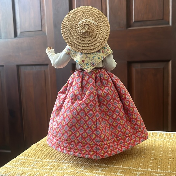 Vintage 1960 Handmade French Terra Cotta Folk Art Doll - Picture 5 of 10